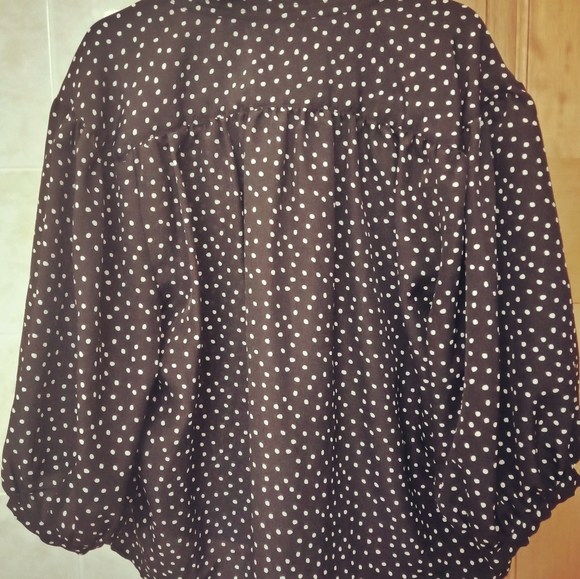 Jane Lamerton Polka Dot Top Size 16 - Picture 2 of 3